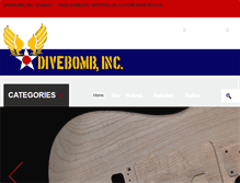 Tablet Screenshot of divebombinc.com